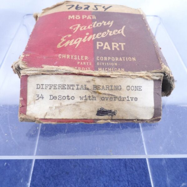 NOS Differential Side Bearing 1934 DeSoto w/ Overdrive Taper Roller Mopar 76254 - Image 13