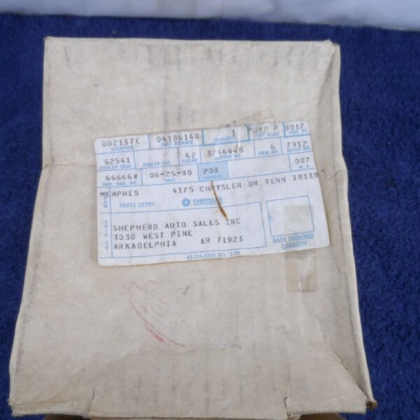 NOS Fuel Pump 1979 Dodge Omni 1979 Plymouth Horizon Made in Canada 4186140 - Image 12