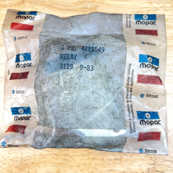 NOS A/C Cut-Out Relay 1984 Dodge Shelby Charger Air Conditioning Cut-Off 4221549 - Image 12