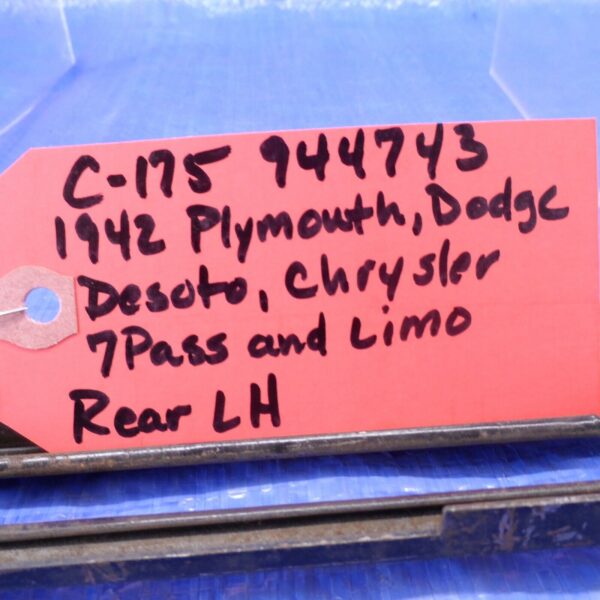 Rear Window Channel 1942 Plymouth Dodge DeSoto Chrysler Limo & 7 Pass LH 944743 - Image 13
