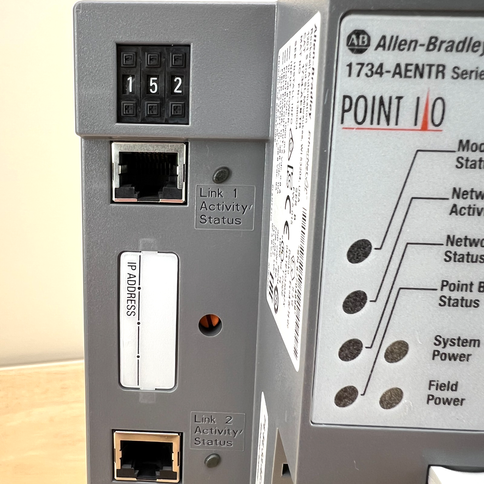 Allen-Bradley Point I/O 2 Port Ethernet IP Network Adapter Module 1734-AENTR - Image 8