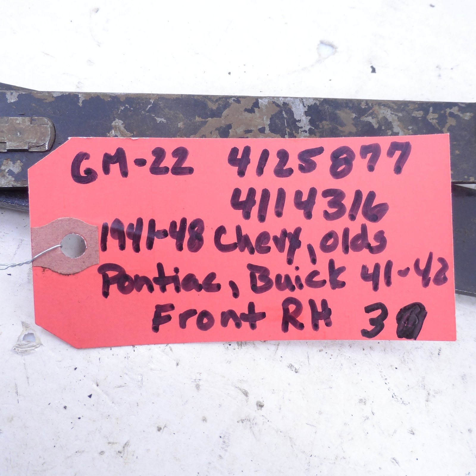 Window Regulator 1941-1948 Chevrolet Oldsmobile Pontiac 1941-42 Buick Right GM22 - Image 12