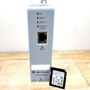 Allen-Bradley Configurable NAT Router w/ 1GB SD Card EtherNet 1783-NATR SER A