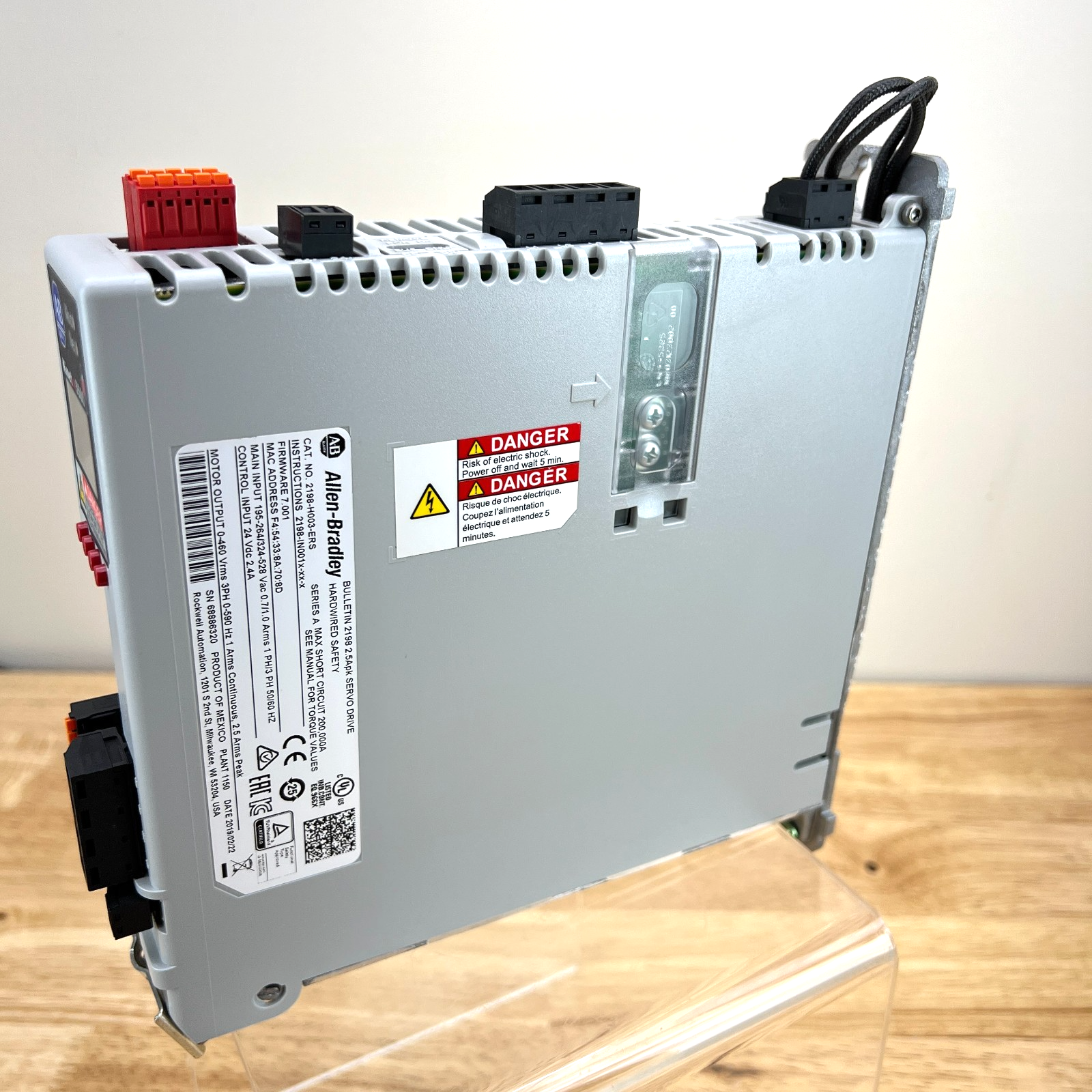 Allen-Bradley Kinetix 5500 Servo Drive Module 2.5A 240V/480V 2198-H003-ERS - Image 6