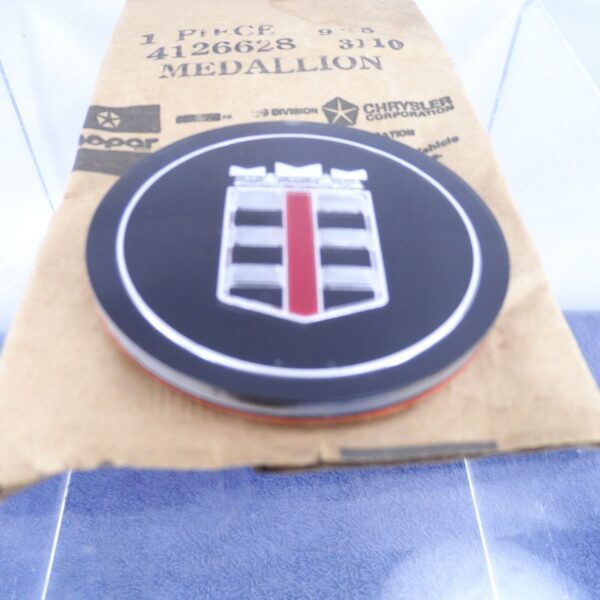 Hub Cap Center Medallion 1980-1981 Dodge Diplomat Wheel Cover Emblem NOS 4126628 - Image 4