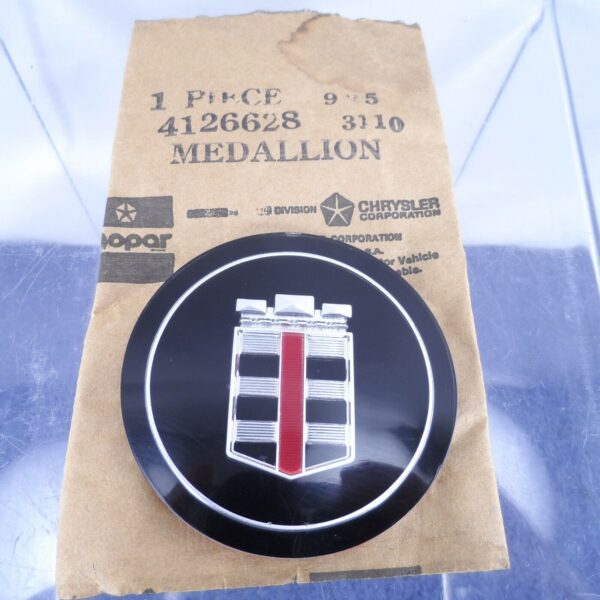 Hub Cap Center Medallion 1980-1981 Dodge Diplomat Wheel Cover Emblem NOS 4126628