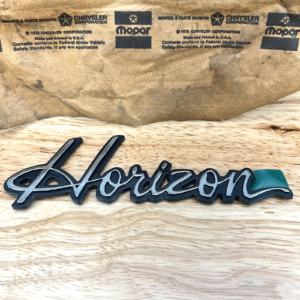 NOS Horizon Liftgate / Fender Nameplate Emblem 1978-80 Plymouth Horizon 5230611