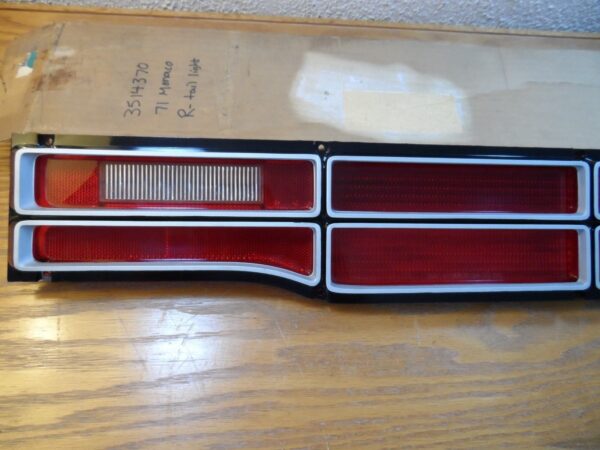 NOS Tail Light Lens Right 1971 Dodge Monaco 71 Brake Stop Lamp Lite NEW 3514370 - Image 5