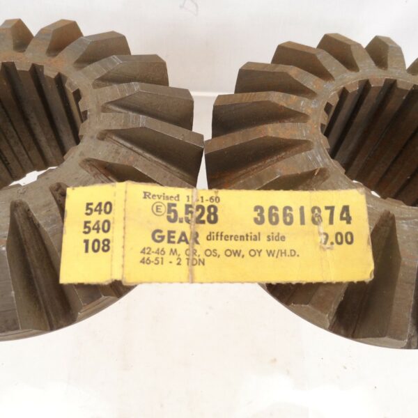 NOS Differential Side Gears 1942-46 Chevy Truck M OR OS 1946-1951 2 Ton 3661874 - Image 3