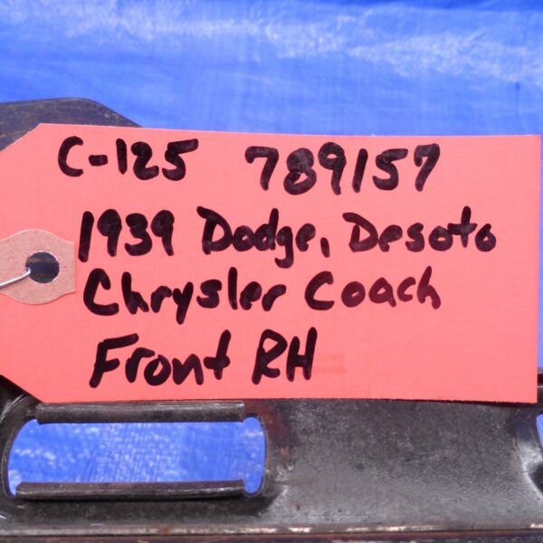 Window Channel 1939 Dodge DeSoto Chrysler COACH Right Front RH C125 C-125 789157 - Image 13