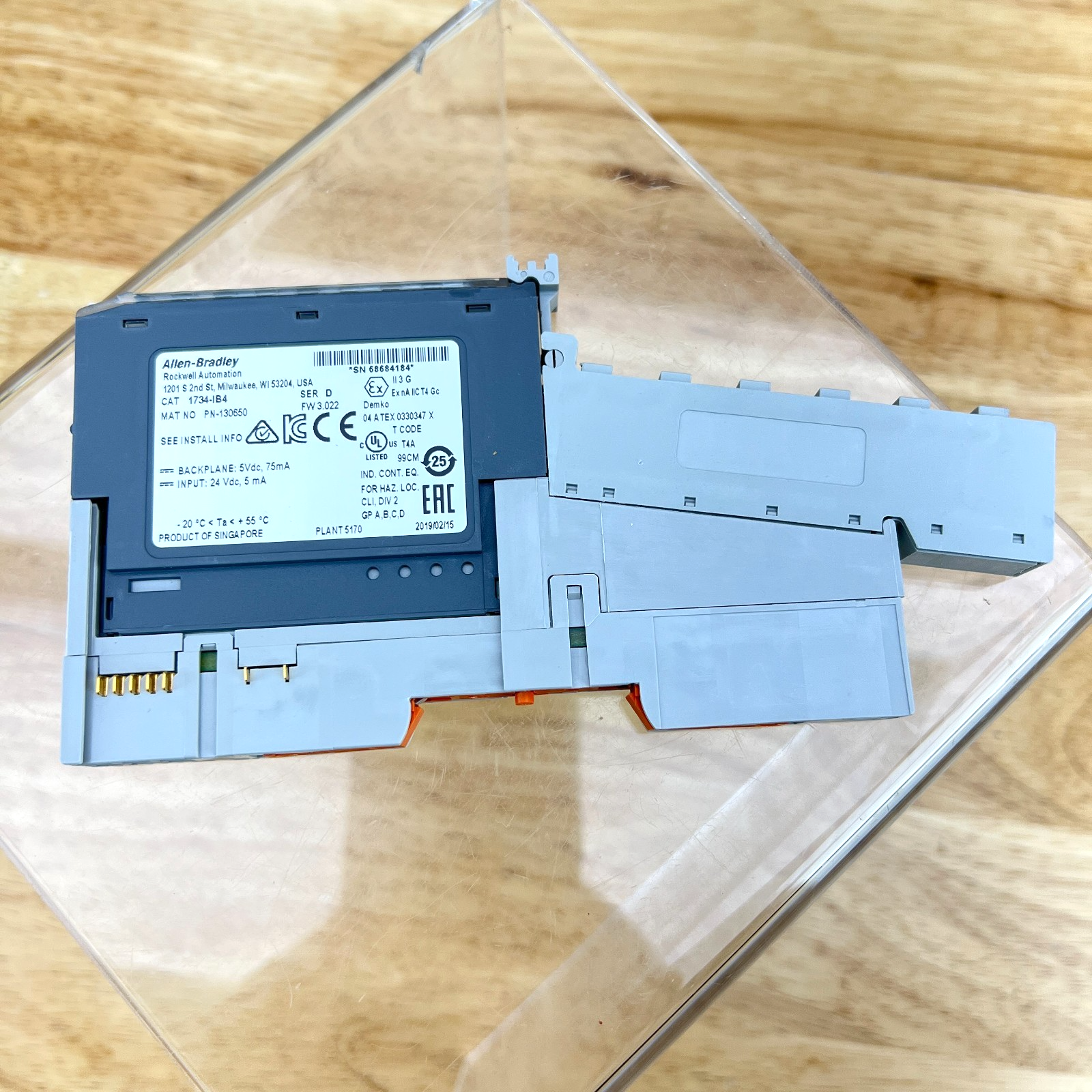 Allen-Bradley Point I/O Digital Sinking Input Module & Terminal Block 1734-IB4 - Image 7