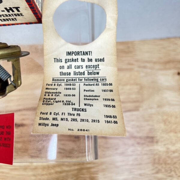 Thermostat 170-175 Degree 1946-51 Frazer 1951-54 Henry J 46-55 Kaiser 55-56 Nash - Image 4
