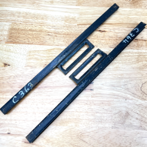 Window Channel Set 1949 Dodge Desoto Chrysler SEDAN Front Right & Left C363 C364