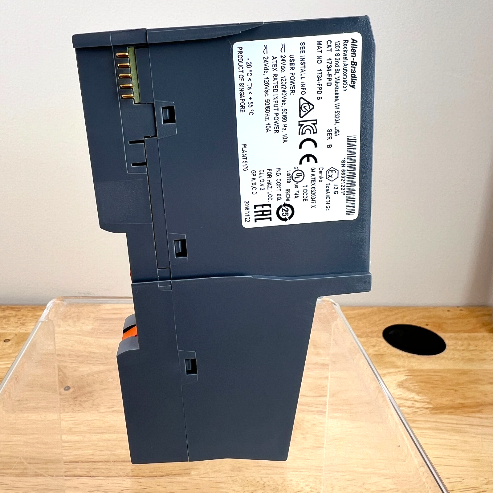 Allen-Bradley Point I/O Field Potential Distributor Module  1734-FPD Series B - Image 6
