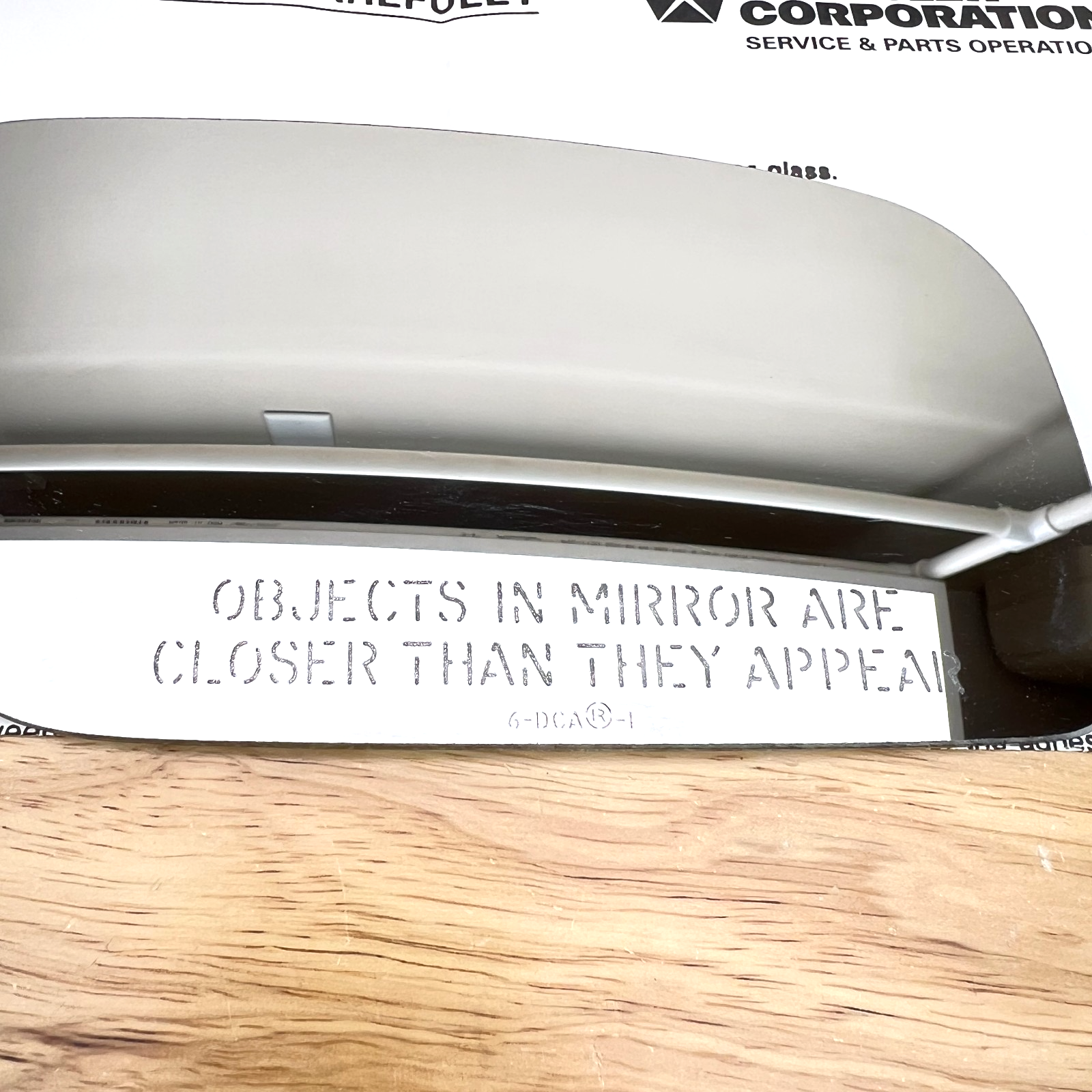 NOS Right Side View Mirror Glass 1991-1993 Chrysler Imperial New Yorker 4467206 - Image 4