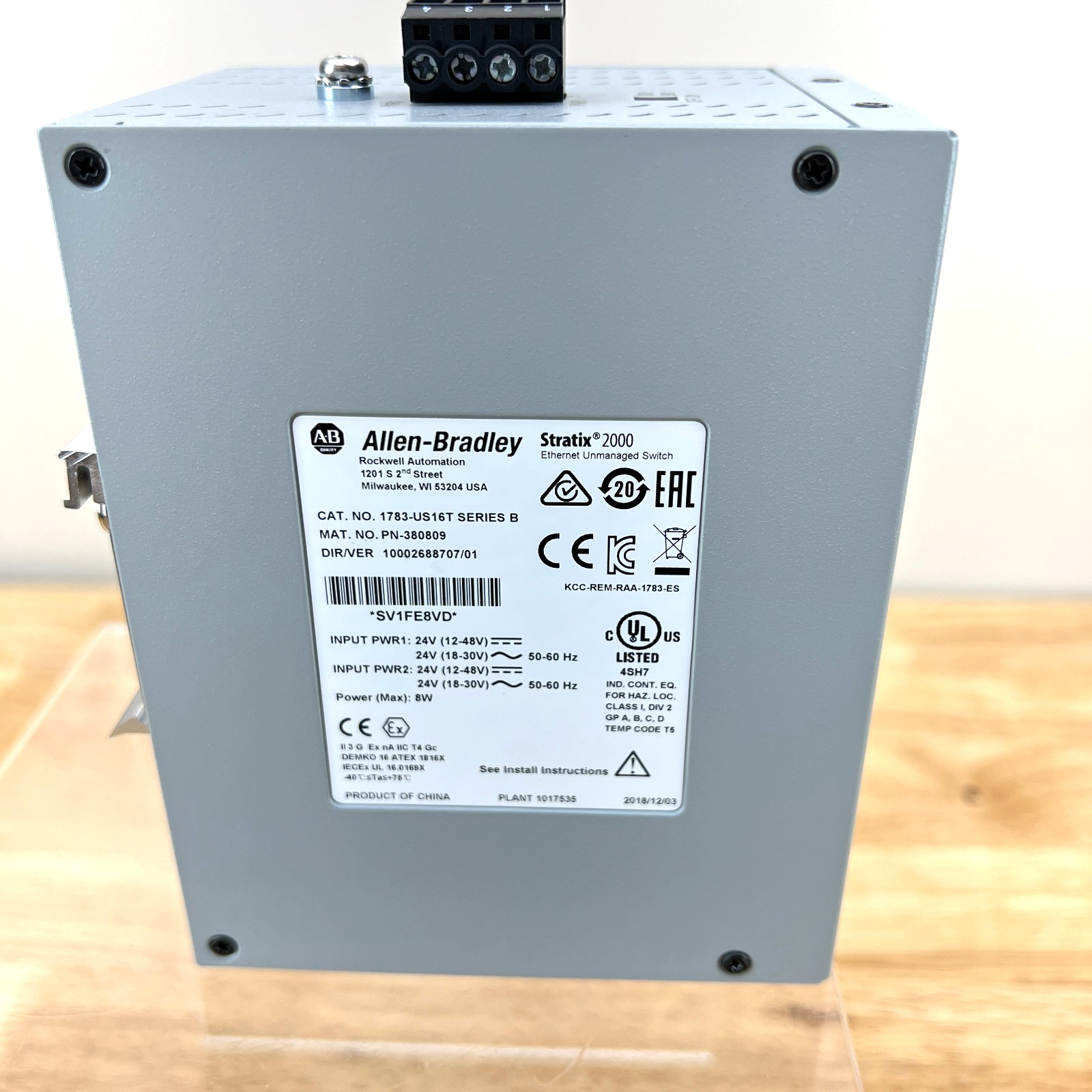 Allen-Bradley Statix 2000 Ethernet Unmanaged Network Switch 16 Port 1783-US16T - Image 6