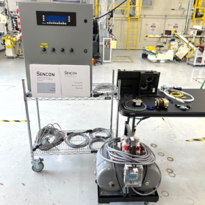 SENCON Four Lane Lid Light Tester ELTP for Food & Beverage Lid Conversion Press